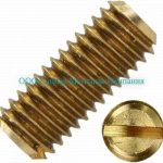 Винт М8х10 латунь 14Н DIN 551 (ГОСТ 1477-93) установочный с тупым концом - Единая Метизная Компания город Екатеринбург